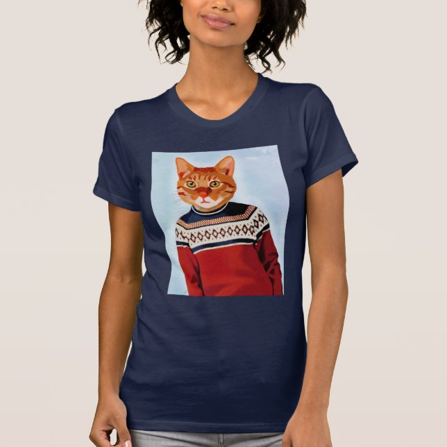 Cat in Ski Sweater (Front)