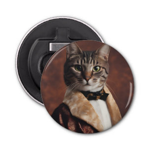 Cat in Smoking Jacket Bottle Opener