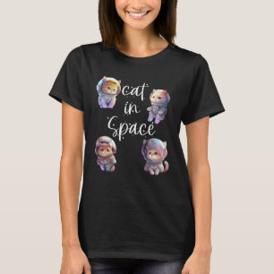 Cat In Space Cute Astronaut Cats T-Shirt