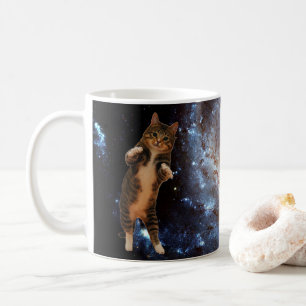 Cat in space - mug