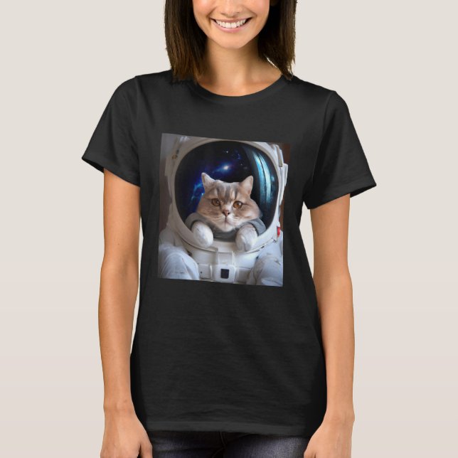 Cat in Space T-Shirt (Front)