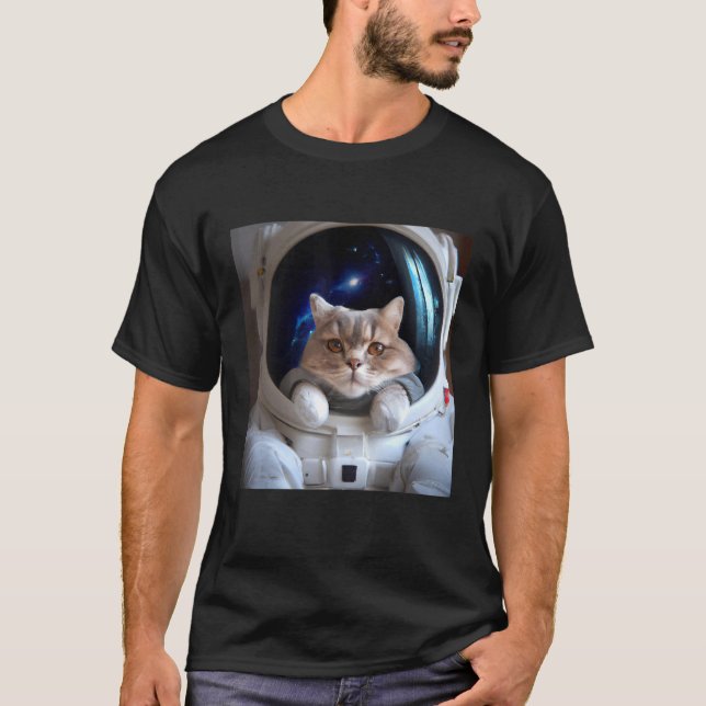 Cat in Space T-Shirt (Front)