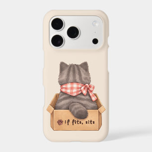 Cat in The Box iPhone Case