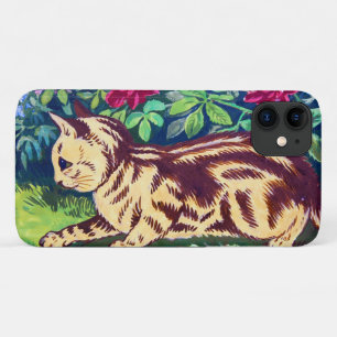 Cat in The Flower Garden, Louis Wain iPhone 11 Case