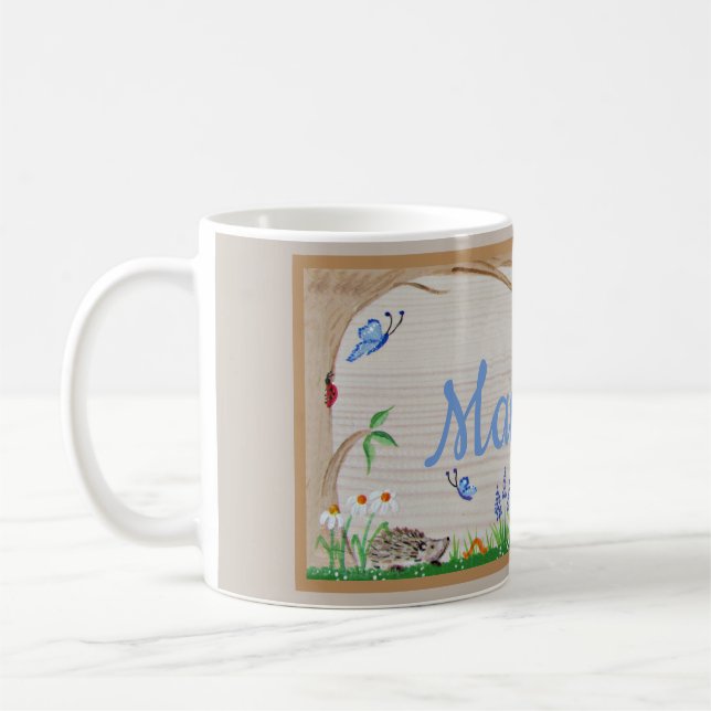 Cat in the Garden Mug (Left)