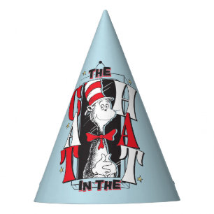 Cat In the Hat B&W Text