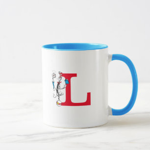 Cat in the Hat Balancing Act Monogram L Mug