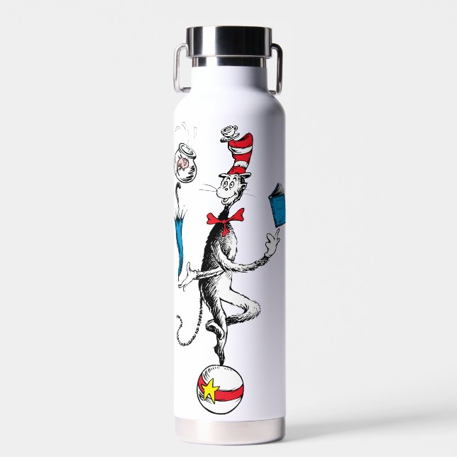 Cat in the Hat Balancing Act Water Bottle (Front)