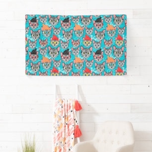 Cat in the hat banner