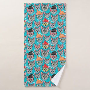 Cat in the hat bath towel