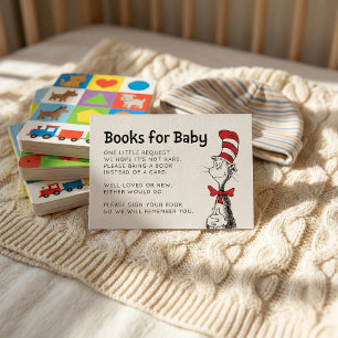 Cat in the Hat   Books for Baby Insert Card