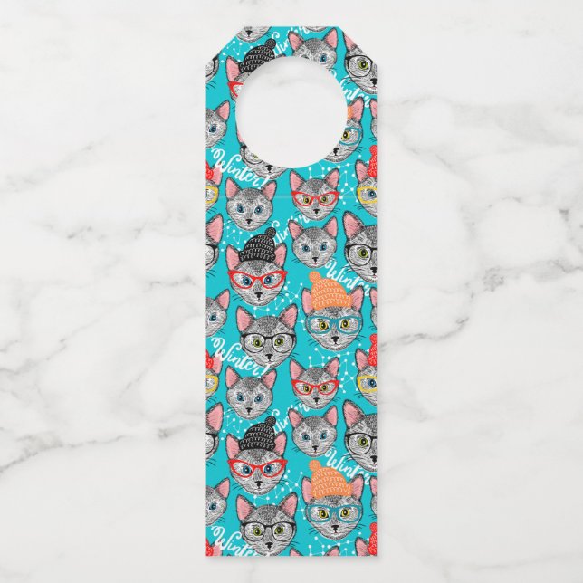 Cat in the hat  bottle tag (Front)