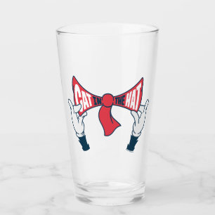 Cat In the Hat Cat Text Bow Tie Glass