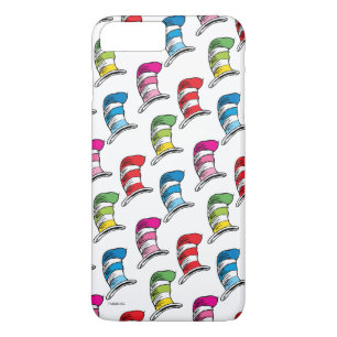 Cat In The Hat Colourful Hat Pattern iPhone 8 Plus/7 Plus Case