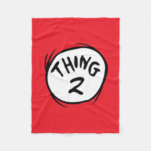 Cat in the Hat  Custom Thing Two Fleece Blanket