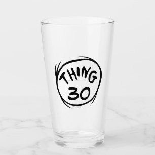 Cat in the Hat  Custom Thing Two Glass