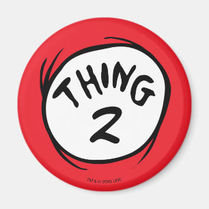 Cat in the Hat Custom Thing Two Magnet