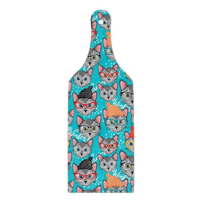 Cat in the hat cutting board (Front)