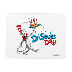 Cat in the Hat   Dr. Seuss Day Magnet