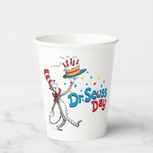 Cat in the Hat   Dr. Seuss Day Paper Cups