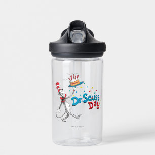 Cat in the Hat Dr. Seuss Day Water Bottle