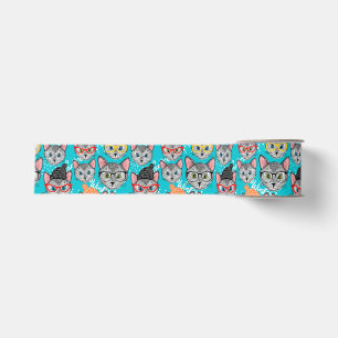 Cat in the hat grosgrain ribbon