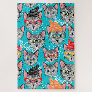 Cat in the hat jigsaw puzzle