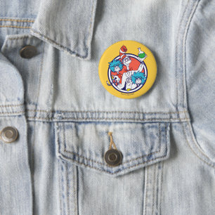 Cat in the Hat & Lab Tech One Lab Tech Two 6 Cm Round Badge