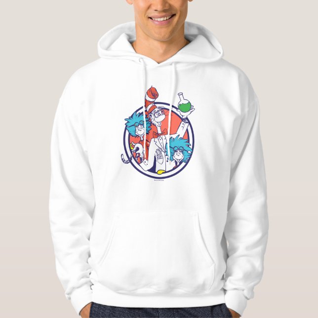 Cat in the Hat & Lab Tech One Lab Tech Two Hoodie (Front)