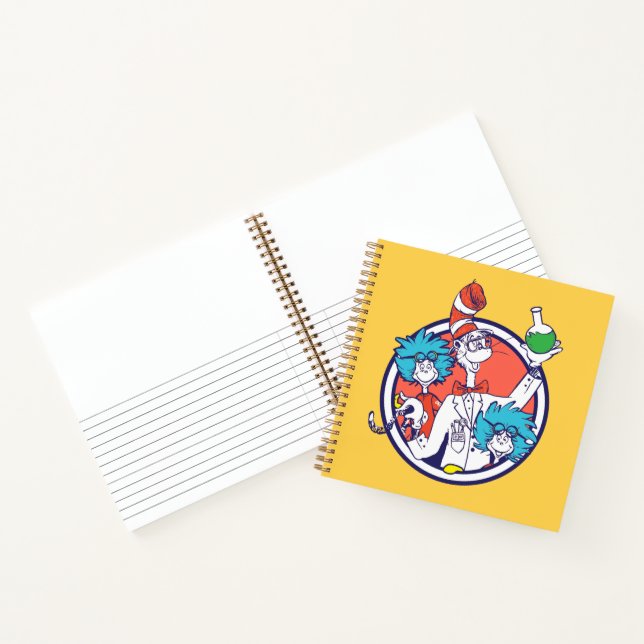 Cat in the Hat & Lab Tech One Lab Tech Two Notebook (Inside)