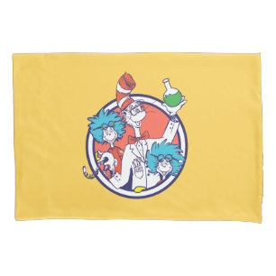 Cat in the Hat & Lab Tech One Lab Tech Two Pillowcase
