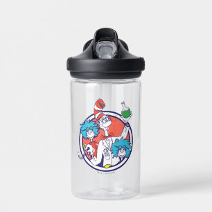 Cat in the Hat & Lab Tech One Lab Tech Two Water Bottle
