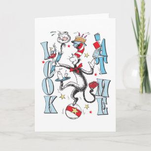 Cat In the Hat Look At Me Card
