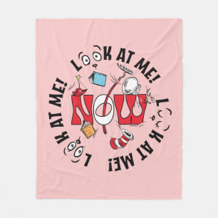 Cat In the Hat   Look At Me! Look At Me! Fleece Blanket