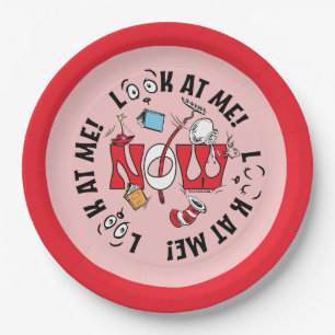Cat In the Hat   Look At Me! Look At Me! Paper Plate
