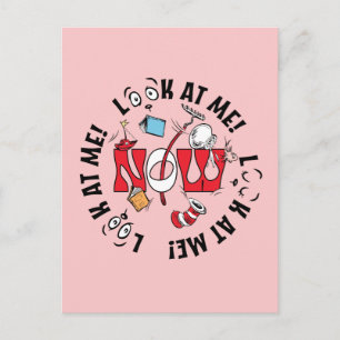 Cat In the Hat   Look At Me! Look At Me! Postcard