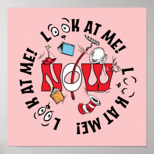 Cat In the Hat   Look At Me! Look At Me! Poster