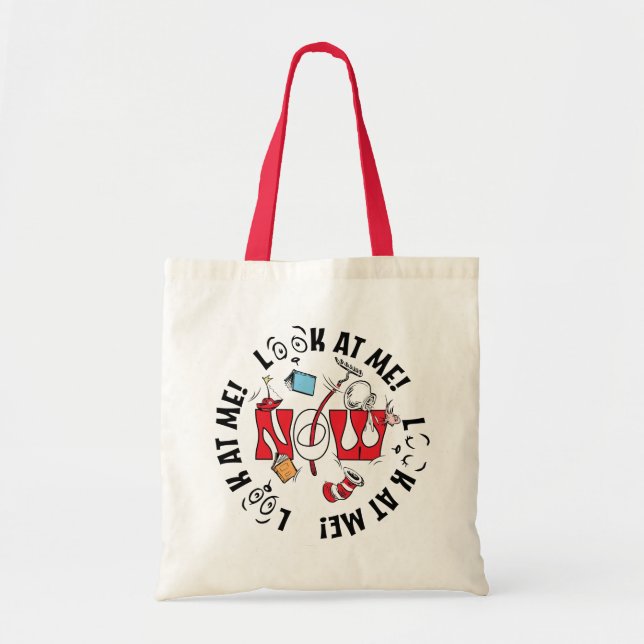 Cat In the Hat | Look At Me! Look At Me! Tote Bag (Front)