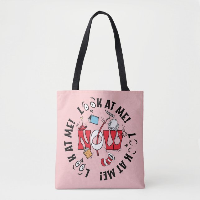 Cat In the Hat | Look At Me! Look At Me! Tote Bag (Front)