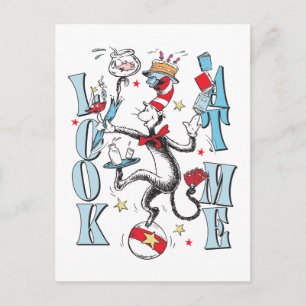 Cat In the Hat   Look At Me Postcard