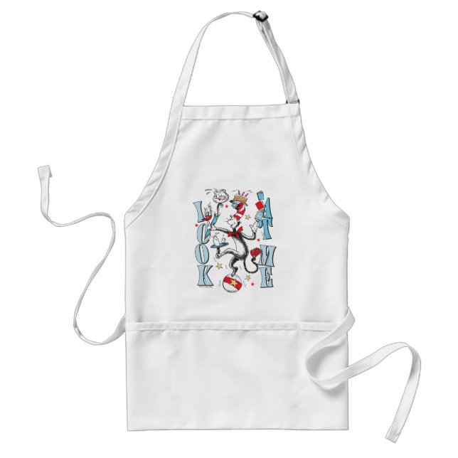 Cat In the Hat | Look At Me Standard Apron (Front)
