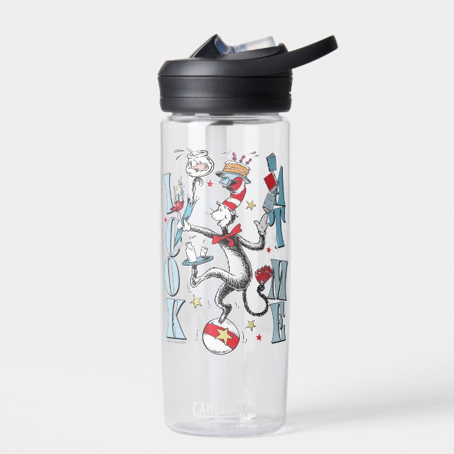 Cat In the Hat | Look At Me Water Bottle (Left)