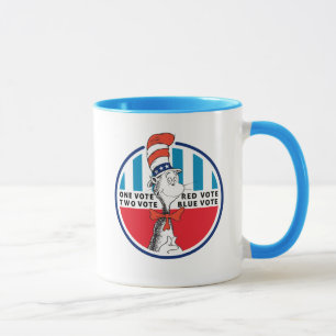 Cat in the Hat   One Vote, Two Vote Mug