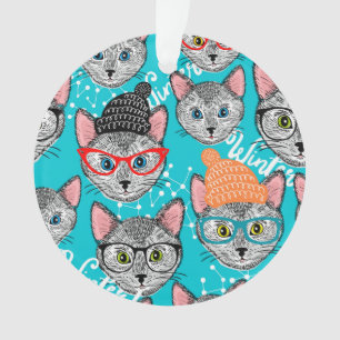 Cat in the hat ornament