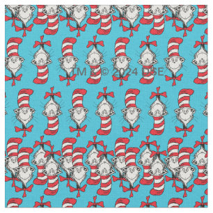 Cat In The Hat Pattern Fabric