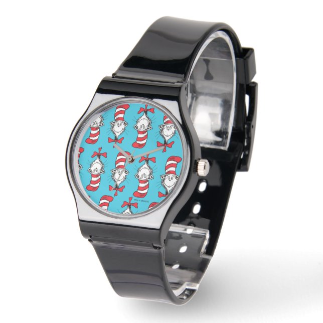 Cat In The Hat Pattern Watch (Angle)