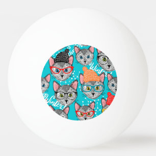 Cat in the hat ping pong ball