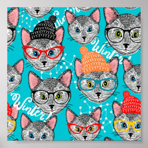 Cat in the hat poster