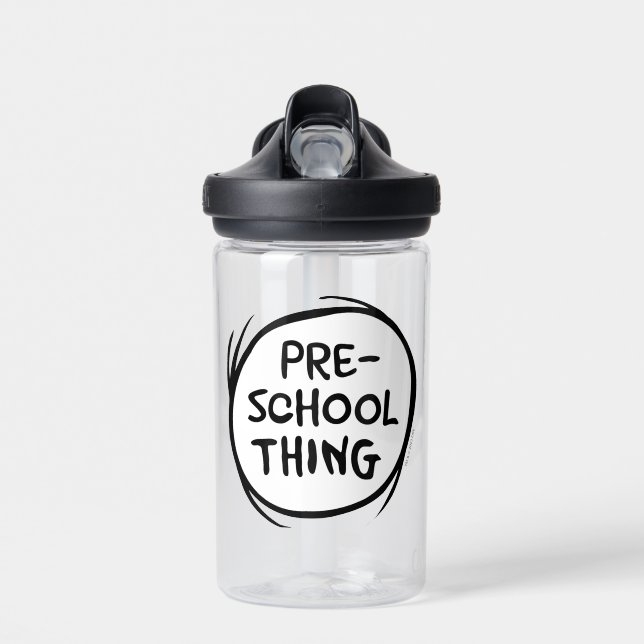Cat in the Hat | Preschool Thing Water Bottle (Front)