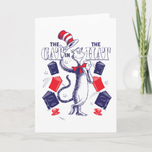 Cat In the Hat   Reading Books Card